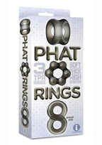 The 9's - Phat Rings Smoke 2, Chunky Cock Rings - Smoke