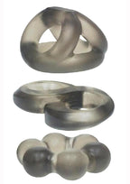 The 9's - Phat Rings Smoke 2, Chunky Cock Rings - Smoke