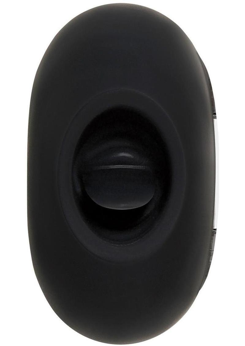 Lickity Slit Rechargeable Silicone Massager - Black