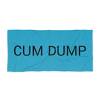 CUM DUMP Beach Towel by CULTUREEDIT