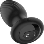 Nexus Tornado Rechargeable Silicone Rotating Butt Plug with Remote Control - Black