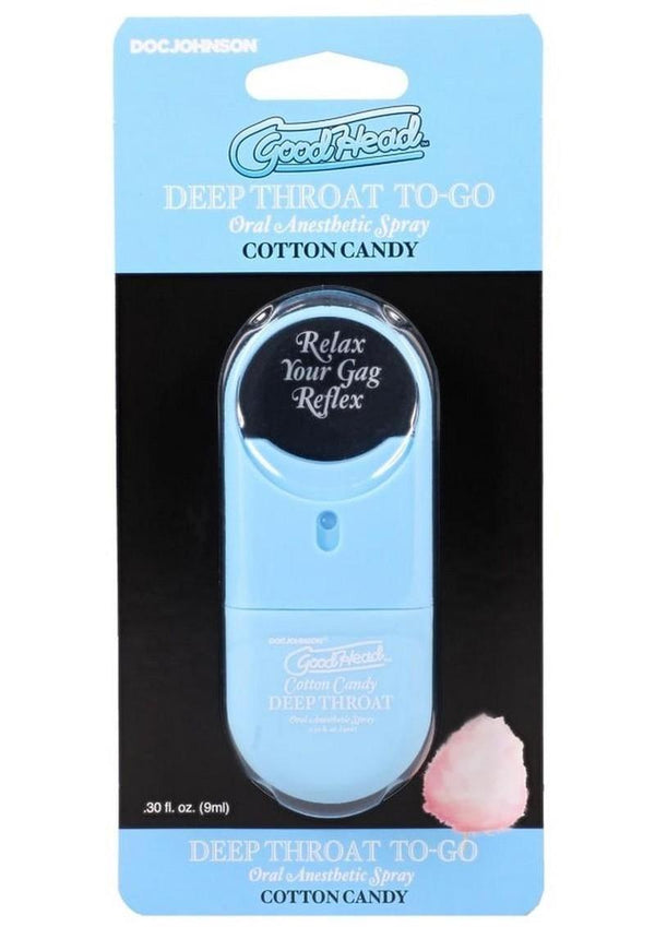 GoodHead Deep Throat To-Go Oral Anesthetic Spray - Cotton Candy .30oz