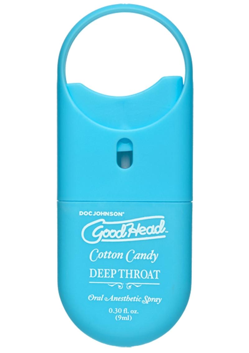 GoodHead Deep Throat To-Go Oral Anesthetic Spray - Cotton Candy .30oz