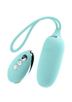 VeDO Kiwi Rechargeable Silicone Insertable Bullet Vibrator with Remote Control - Tease Me Turquoise