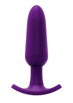 VeDO Bump Plus Rechargeable Silicone Anal Vibrator with Remote Control - Deep Purple