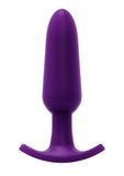 VeDO Bump Plus Rechargeable Silicone Anal Vibrator with Remote Control - Deep Purple