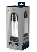 VeDO Pump Rechargeable Silicone Vacuum Penis Pump - Just Black