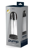VeDO Pump Rechargeable Silicone Vacuum Penis Pump - Just Black