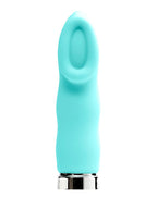 VeDO Luv Plus Rechargeable Silicone Bullet Vibrator - Tease Me Turquoise