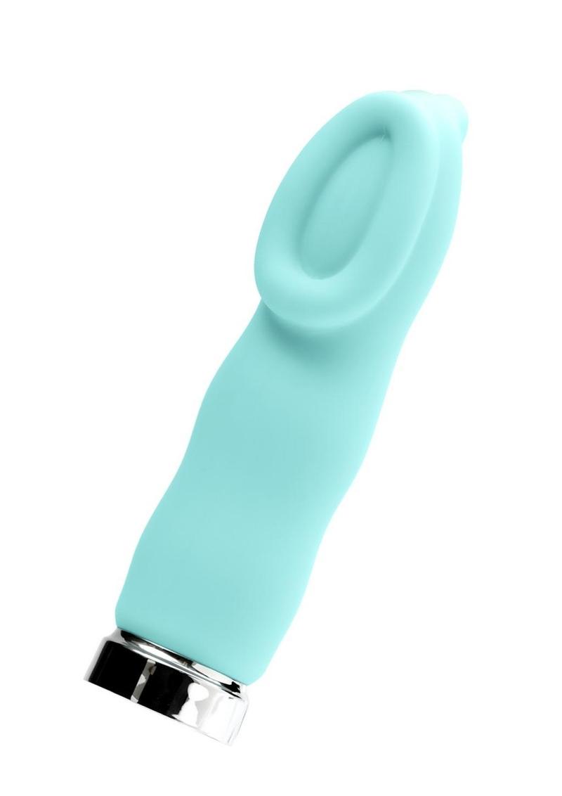 VeDO Luv Plus Rechargeable Silicone Bullet Vibrator - Tease Me Turquoise