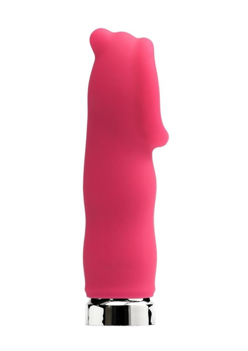 VeDO Luv Plus Rechargeable Silicone Bullet Vibrator - Foxy Pink