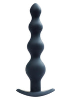 VeDO Earth Quaker Rechargeable Silicone Anal Beads - Just Black