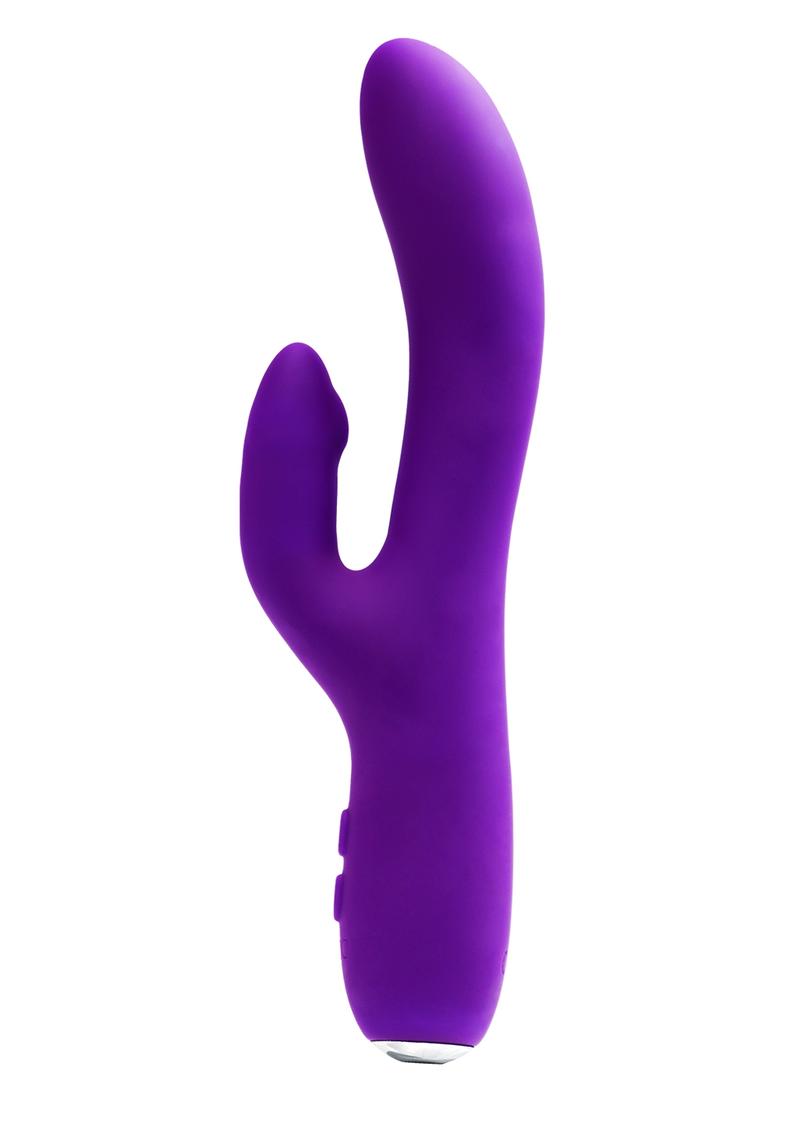VeDO Rockie Rechargeable Silicone Rabbit Vibrator - Into You Indigo
