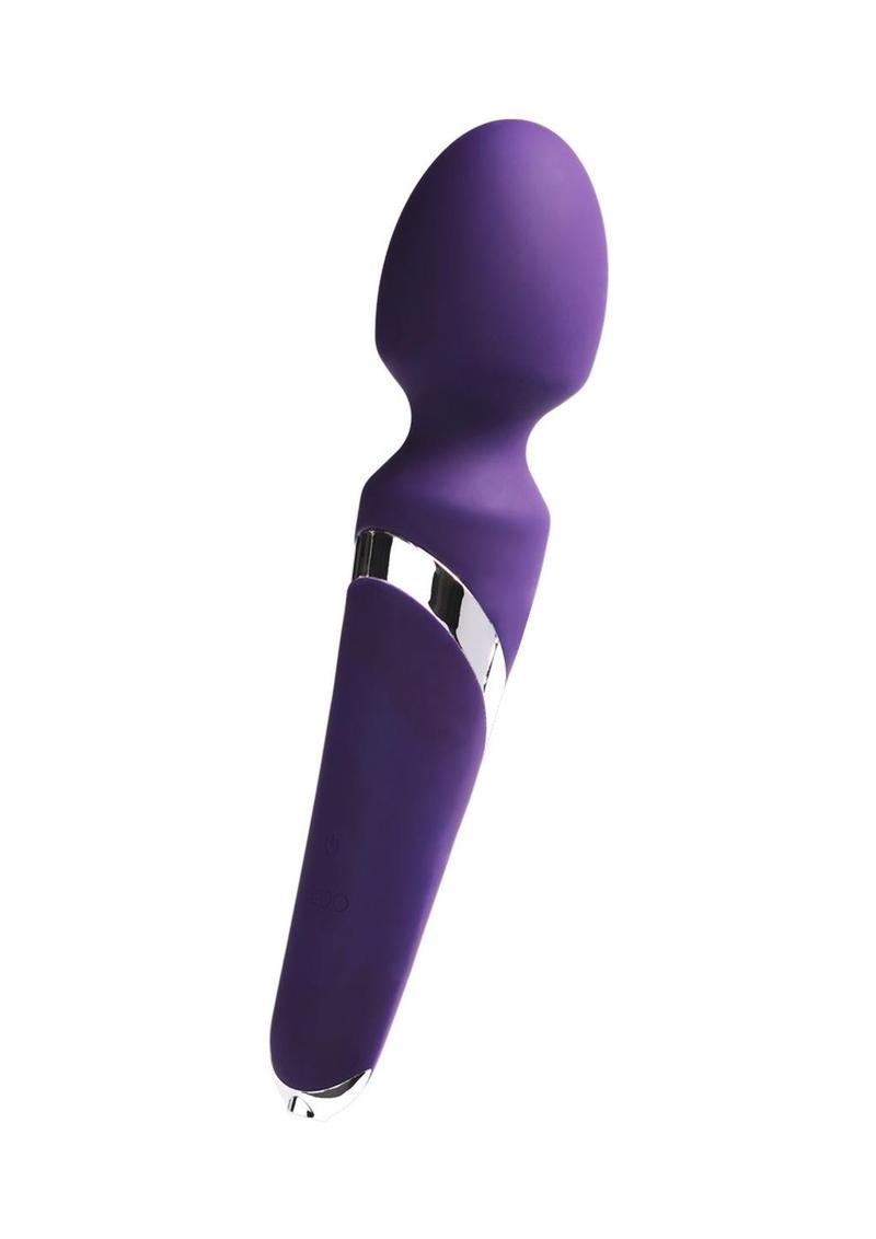 VeDO Wanda Rechargeable Silicone Wand Massager - Deep Purple