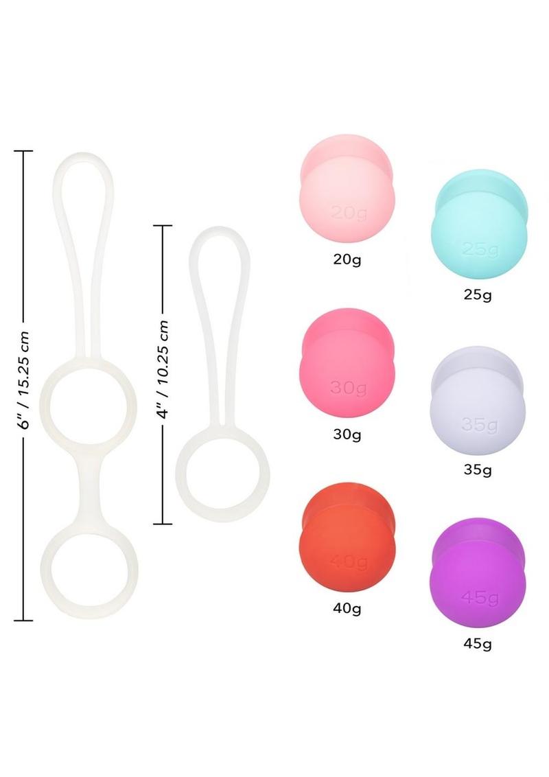 She-ology Interchangeable Weight Kegel Set - Multicolor