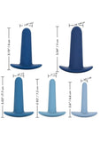 They Ology Wearable Anal Trainer (5 Piece Set) - Blue