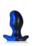 Oxballs Ergo Silicone Butt Plug - Large - Police Blue Swirl