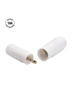 Compact Personal Travel Massager with 4 Interchangeable Heads - White