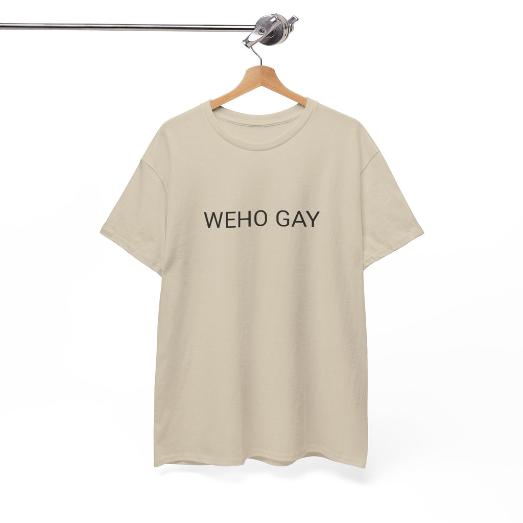 WEHO GAY TEE BY CULTUREEDIT AVAILABLE IN 13 COLORS
