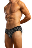Varsity Stripe Y Front Brief by Jack Adams in 3 colors
