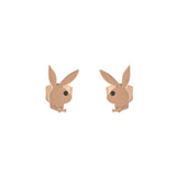 PLAYBOY Rabbit Head Stud Earrings