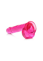 Lollicock Slim Stick Dildo with Balls 7in - Cherry Ice