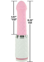 Pillow Talk Feisty Rechargeable Silicone Thrusting and Vibrating Massager - Pink
