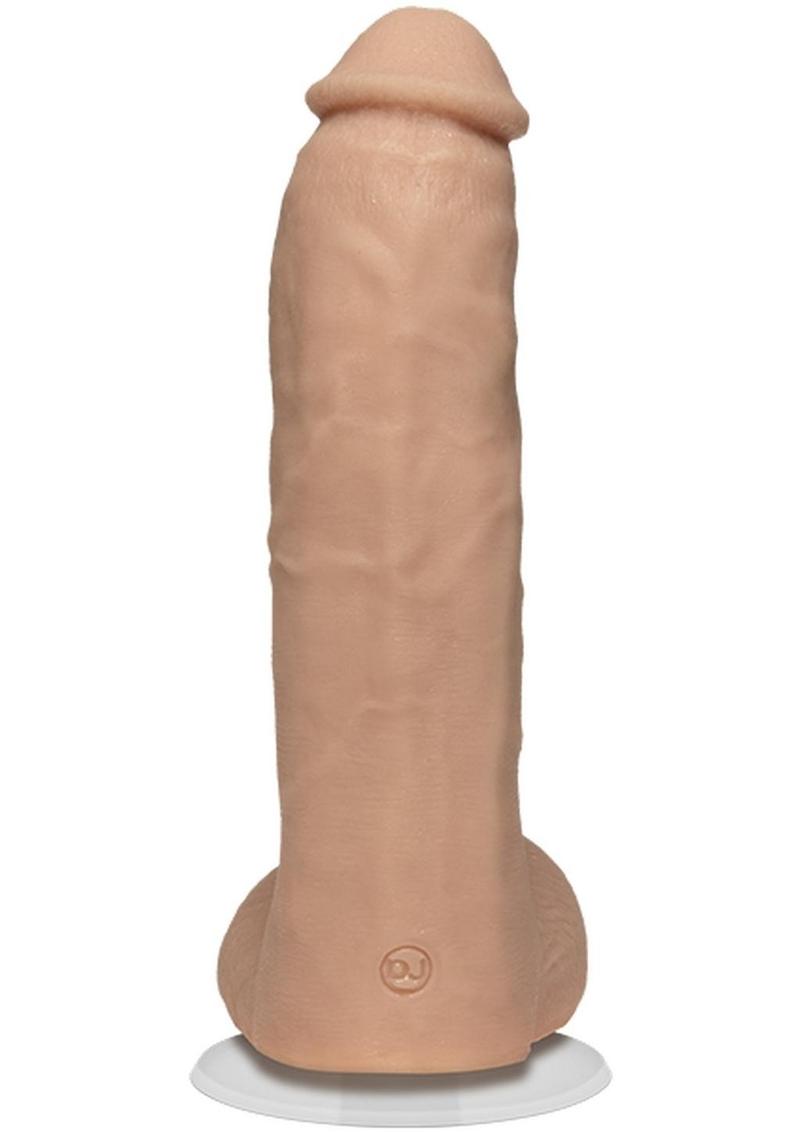 Signature Cocks Chad White Dildo 8.5in - Vanilla
