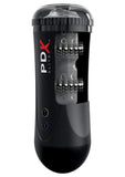 PDX Elite Moto Stroker Masturbator - Mouth - Black