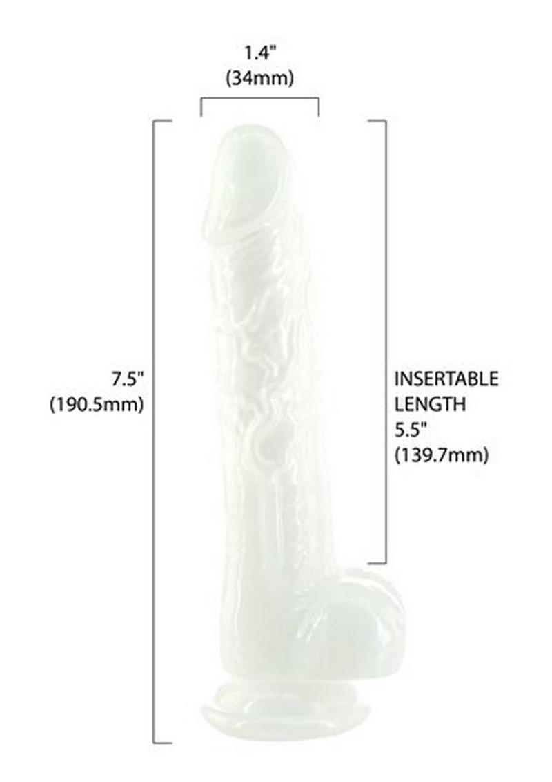 Addiction Pearl Dong 7.5in - White