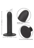 Boundless Silicone Smooth Probe 6in - Black