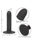 Boundless Silicone Ridged Probe 6in - Black