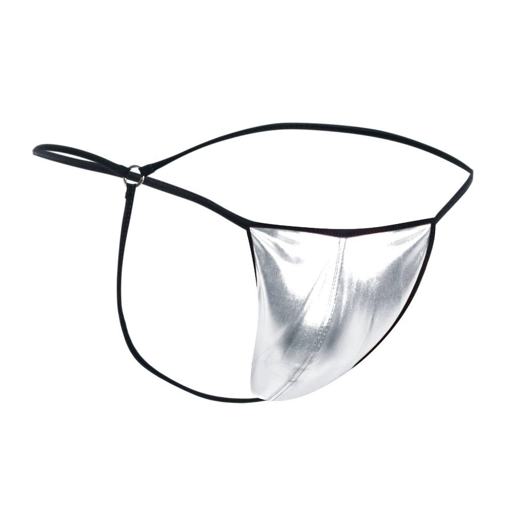 MOB Mirror G String - Silver