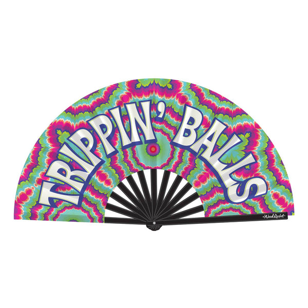 Trippin Balls Hand Fan