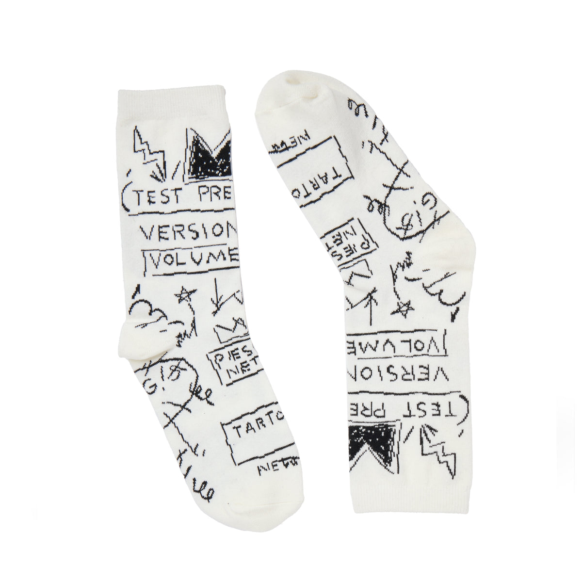 Jean-Michel Basquiat Beat Bop Knit Socks Box, Set of 2