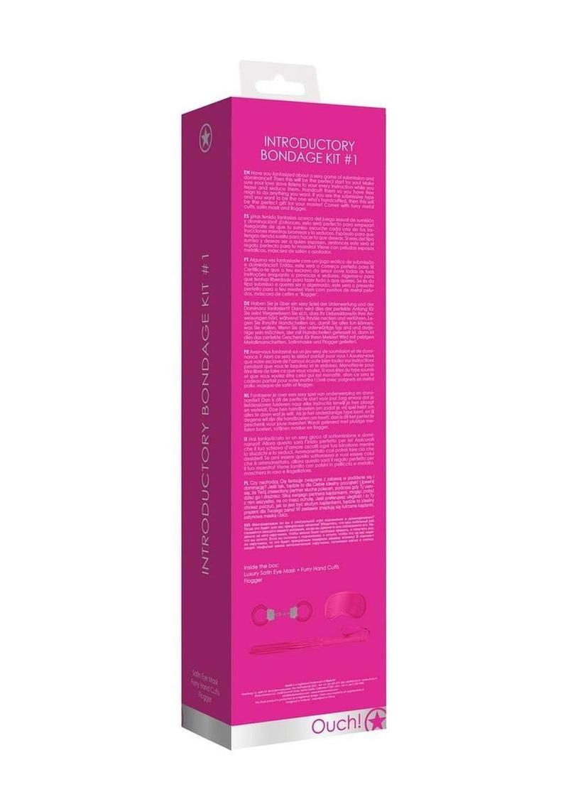 Ouch! Kits Introductory Bondage Kit #1 (3 piece kit) - Pink