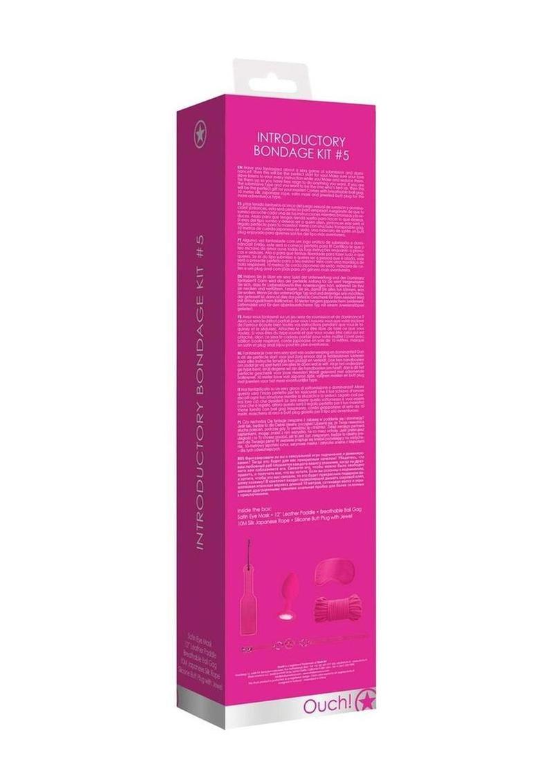 Ouch! Kits Introductory Bondage Kit #5 (4 piece kit) - Pink