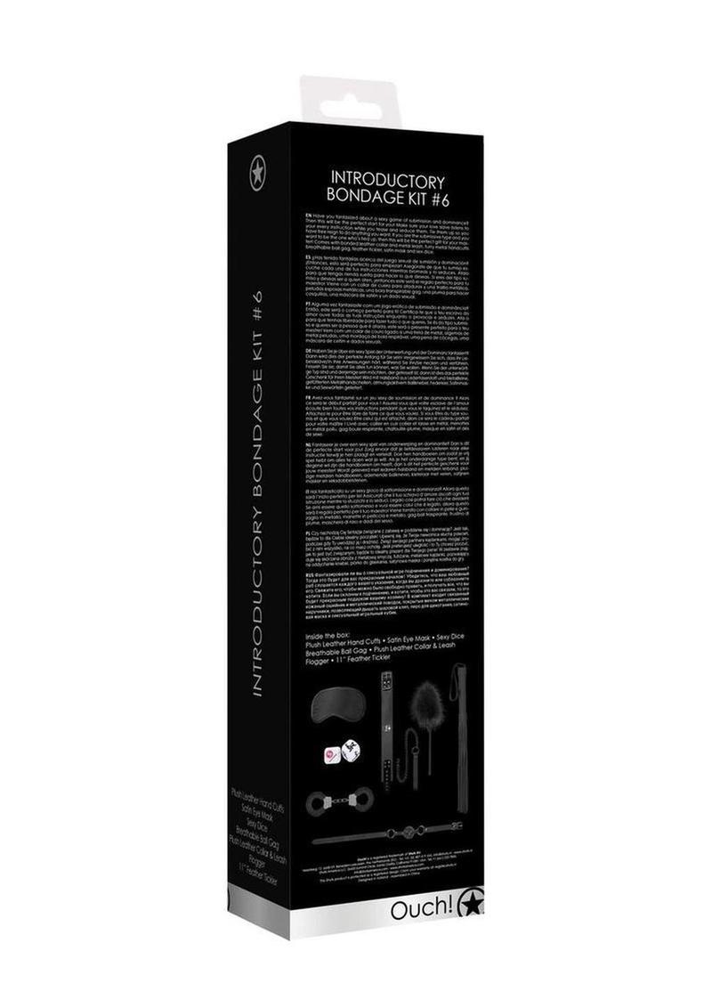 Ouch! Kits Introductory Bondage Kit #6 (6 piece kit) - Black