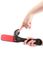 Ouch! Leather Paddle "Love" - Black