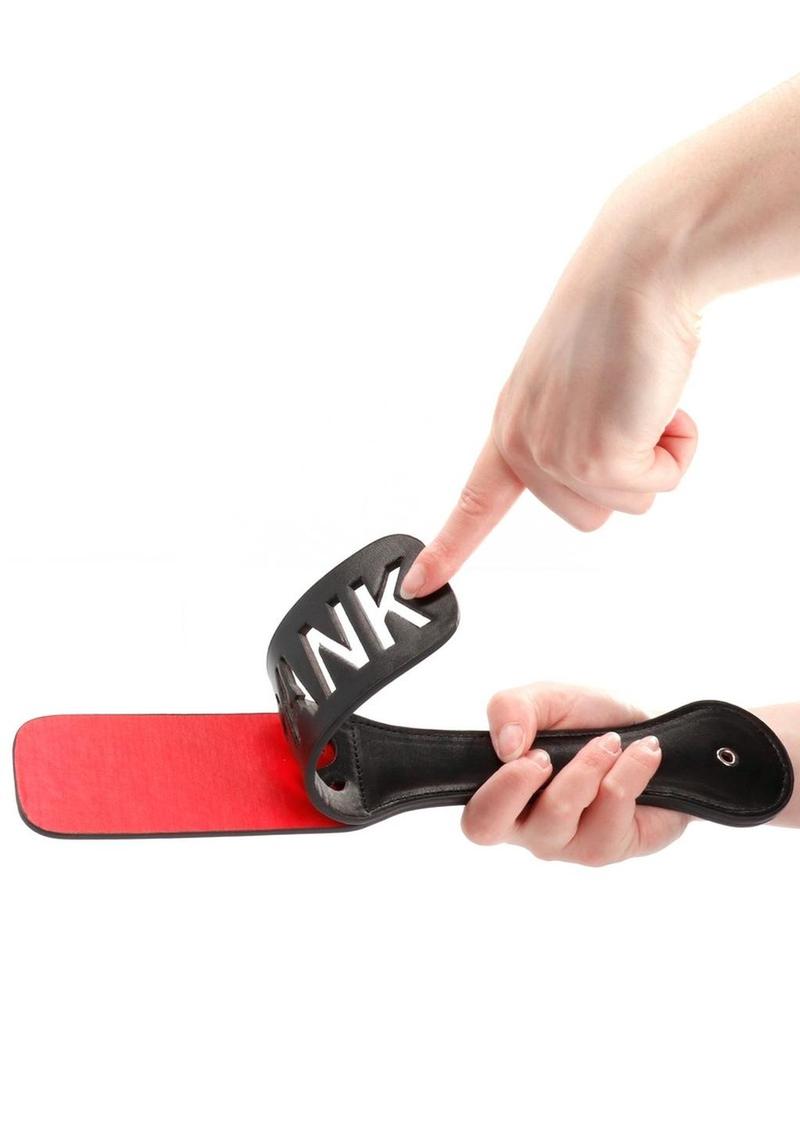 Ouch! Leather Paddle "Spank" - Black