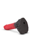 The Realm Lycan Silicone Lock On Werewolf Dildo - Red/Black