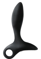 Anal-Ese Collection Rechargeable Vibrating Silicone Alpha Probe #1 - Black