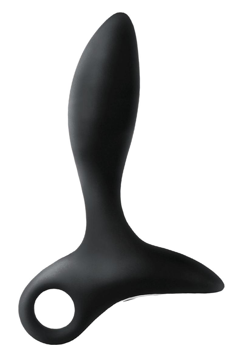 Anal-Ese Collection Rechargeable Vibrating Silicone Alpha Probe #1 - Black