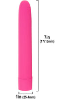 Simple & True Eezy Pleezy Vibrator 7in - Pink