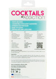 Addiction Cocktails Vibrating Silicone Dildo 5.5in - Mint Mojito