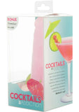Addiction Cocktails Vibrating Silicone Dildo 5.5in - Purple Cosmo