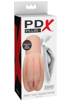PDX Plus Perfect Pleasure Stroker - Pussy - Vanilla