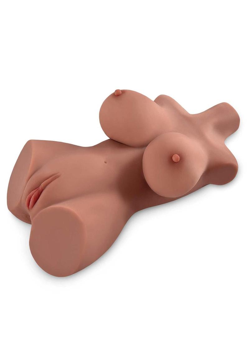 PDX Plus Perfect 10 Torso Realistic Body Masturbator - Caramel