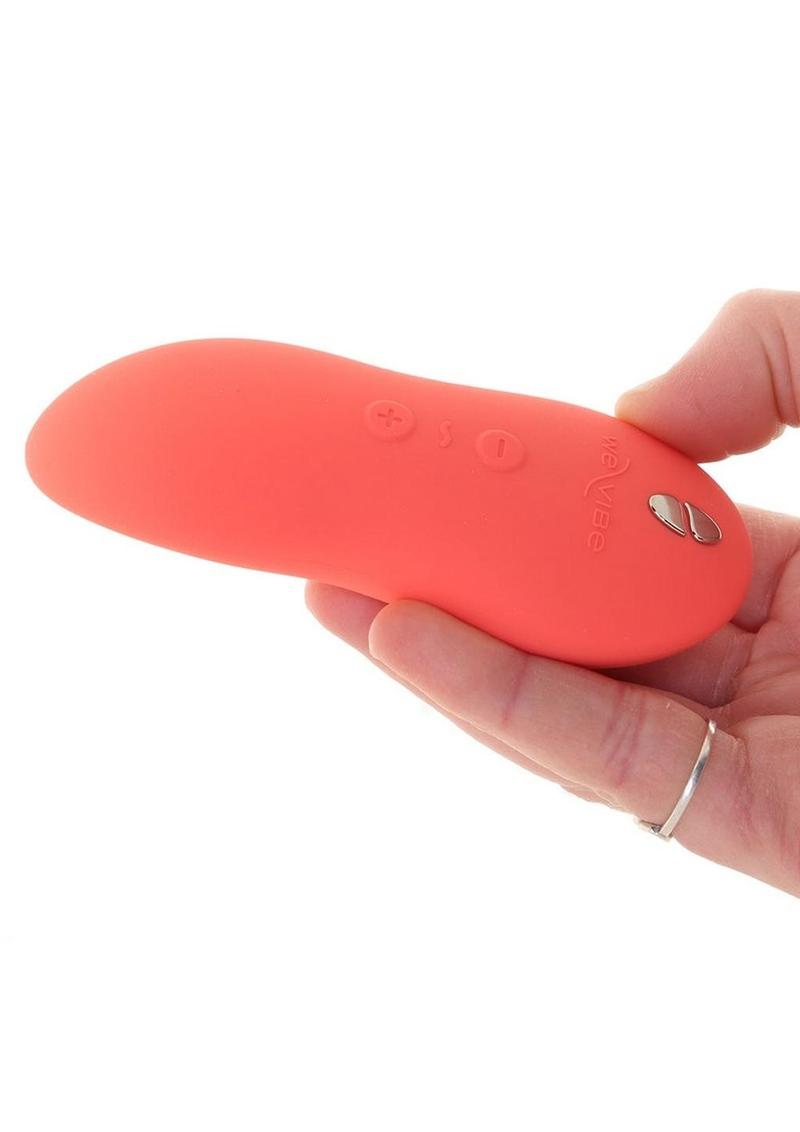 We-Vibe Touch X Rechargeable Silicone Clitoral Mini Vibrator - Crave Coral
