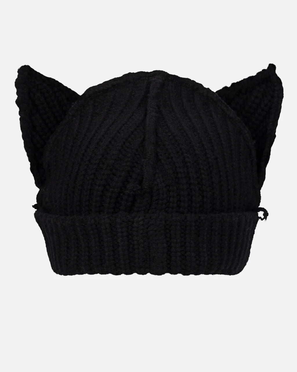LOVERBOY BY CHARLES JEFFREY CHUNKY EARS BEANIE in BLACK / ECRU